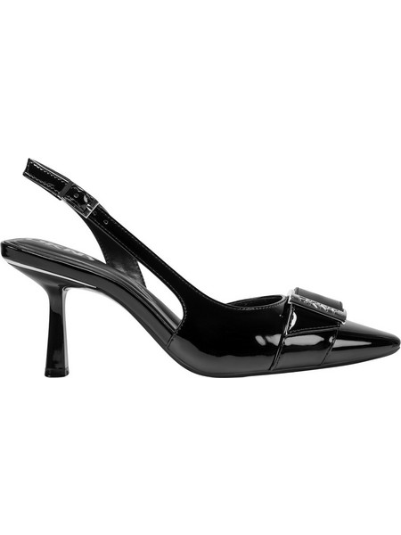 DKNY Neaira Γόβες Slingback Λουστρίνι με Λεπτό Ψηλό Τακούνι Μαύρες K1689037-BLK