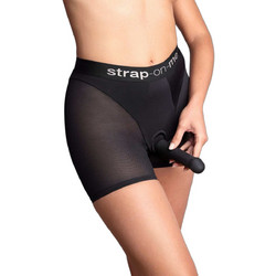 Lingerie Halo Εσώρουχο Strap On με Dildo Μαύρο