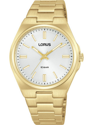 Lorus Γυναικείο Ρολόι με Χρυσό Μεταλλικό Μπρασελέ RG312XX9