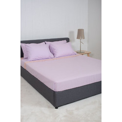 Βιοκαρπέτ Σετ Σεντόνια King Size Βαμβακερά 270x280 View Lilac Powder