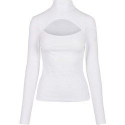 Urban Classics Γυναικείο Χειμερινό Top Βαμβακερό Λευκό TB4513-00220