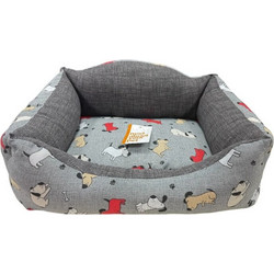 Madpet Deluxe Καναπές Κρεβάτι Σκύλου Γκρι 55x43cm MP-70529