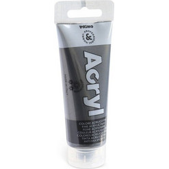 Primo Metallic Grey Ακρυλικό Χρώμα Ζωγραφικής 75ml