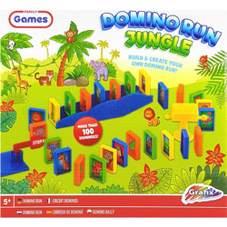 Grafix Domino Run Jungle Επιτραπέζιο Παιχνίδι για Παιδιά 5+ Ετών για 1+ Παίκτες