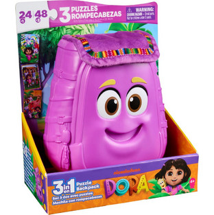 Παιδικό Puzzle Spin Master Dora Puzzle Backpack 24 Κομμάτια+48 Κομμάτια+48 Κομμάτια
