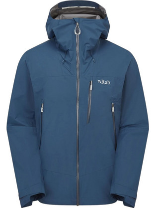 Rab Ανδρικό Μπουφάν Χειμωνιάτικο Softshell Αντιανεμικό Πετρόλ QWI-11