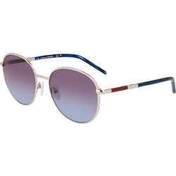 Longchamp LO171S-714 Γυναικεία Γυαλιά Ηλίου Τετράγωνα Μεταλλικά Ασημί με Μωβ Φακό