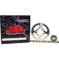 JT Σετ Αλυσίδα Χρυσή & Γρανάζια Κίνησης 42T 14T 428 O-Ring 107 Links για Kawasaki Kaze-R 115 '00-'04