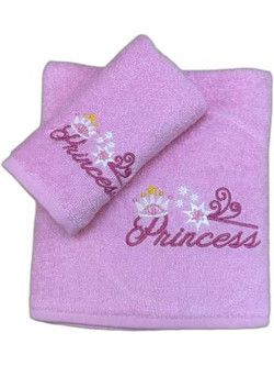 Linea Home Princess Σετ Βρεφικές Πετσέτες 2τμχ