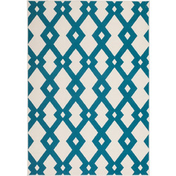 Kayoom 3DXND Χαλί Ορθογώνιο 160x230cm 125 Ivory-Turkuaz