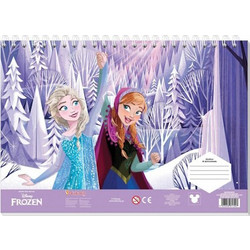 Frozen Διάφορα Σχέδια Μπλοκ Ζωγραφικής 23x33cm 40 Φύλλων με Αυτοκόλλητα 565859