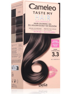 Delia Taste My Hair 3.3 Σκούρο Καστανό Χρυσό Ημιμόνιμη Βαφή Μαλλιών