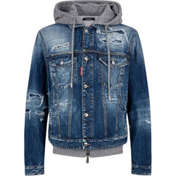Dsquared2 Ανδρικό Μπουφάν Τζιν Μπλε S74AM1657D30011-470