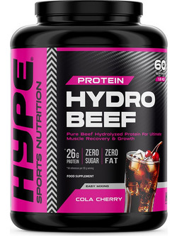 Hype Premium Hydro Beef Cola Cherry Πρωτεΐνη Γράμμωσης Χωρίς Λακτόζη 1.8kg