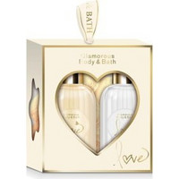 Glamorous Body & Bath Biscuits Body Lotion 100ml + Shower Gel 100ml + Sponge