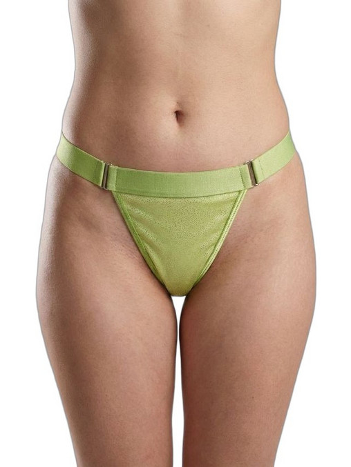 Milena By Paris Γυναικείο String Lime 6964