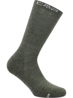 CMP Hiking Ανδρικές Κάλτσες Ψηλές Χακί 3I87177-E935