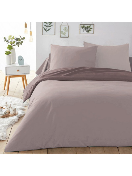 Isadore Lorraine Σετ Σεντόνια Υπέρδιπλα 240x260 Love your bed Καφέ Καφέ ανοιχτό