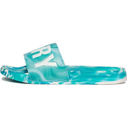 Superdry Marbel Γυναικείες Παντόφλες Καλοκαιρινές Αντιολισθητικές Κολυμβητηρίου Τιρκουάζ WF310218A-2JO
