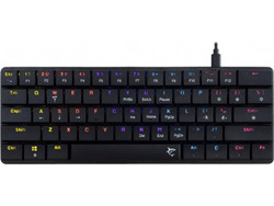 White Shark Nagamaki Μηχανικό Gaming Πληκτρολόγιο 60% με Custom Red Διακόπτες RGB Black