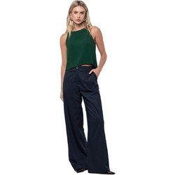 Helmi Γυναικείο Καλοκαιρινό Crop Top Κυπαρισσί 56-03-014