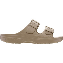 Crocs Saturday Buckle Γυναικείες Παντόφλες Καλοκαιρινές Ανατομικές Αντιολισθητικές Γκρι 213586-214