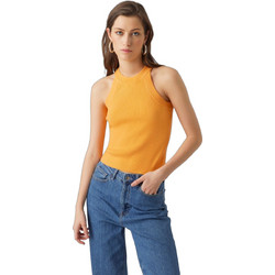 Vero Moda Γυναικείο Καλοκαιρινό Top Ριπ Πορτοκαλί 10284654
