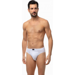 Minerva Sporties Ανδρικά Σλιπ Βαμβακερά Λευκά 2Pack 90-29304