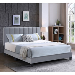 Woodwell Κρεβάτι Υπέρδιπλο Υφασμάτινο 180x200cm Ε8804,41