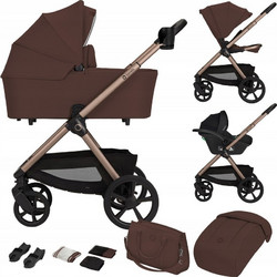 Lionelo Carmine Καρότσι Μωρού 3 σε 1 Chocolate