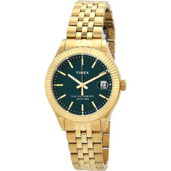 Timex The Waterbury Γυναικείο Ρολόι με Χρυσό Μεταλλικό Μπρασελέ TW2V31700