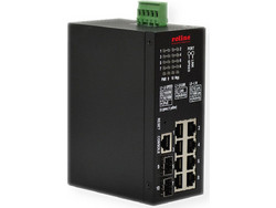 Roline 21.13.1137 Managed L2 Switch με 8 Θύρες Ethernet 1000Mbps και 2 SFP θύρες