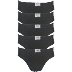 Onurel Ανδρικά Σλιπ Βαμβακερά Μαύρα 5Pack 303
