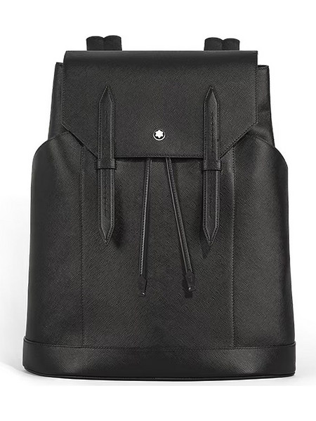 Montblanc Sartorial MB220421 Δερμάτινο Σακίδιο Πλάτης Μαύρο
