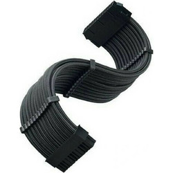 Silverstone PP07E-MBB Καλώδιο Τροφοδοσίας 24-Pin ATX to 24-Pin ATX 0.3m Black
