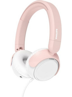 Philips TAK2000 Ενσύρματα Ακουστικά Over Ear Λευκά Ροζ