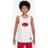 Nike Παιδικό T-Shirt Αμάνικο Λευκό Κόκκινο FN8348-100