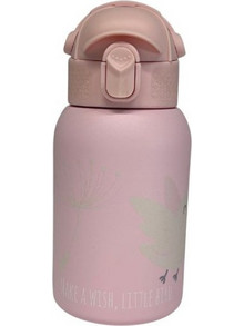 Abo Make a Wish Little Bird Παιδικό Παγούρι Θερμός Ανοξείδωτο BPA Free Ροζ 350ml