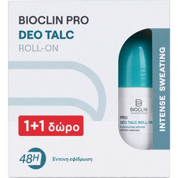 Bioclin Pro Deo Talc Αποσμητικό Roll On 48h 2x50ml
