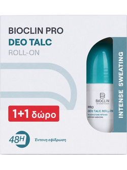 Bioclin Pro Deo Talc Αποσμητικό Roll On 48h 2x50ml