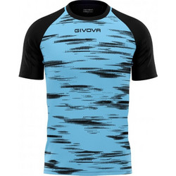Givova Shirt Pixel Φανέλα Ποδοσφαίρου Γαλάζια Μαύρη MA035.0510