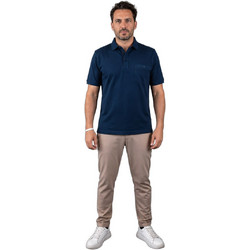 Side Effect Ανδρική Μπλούζα Polo Κοντομάνικη Πετρόλ PL-6262
