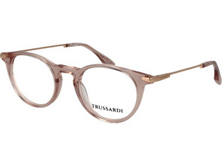Trussardi TSU6053 T01 Γυναικείος Σκελετός Γυαλιών Οράσεως Κοκάλινος Μεταλλικός Χρυσός Μπεζ