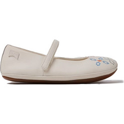 Camper Παιδικές Μπαλαρίνες Δερμάτινες Ανατομικές με Σκρατς Μπεζ K800486-007