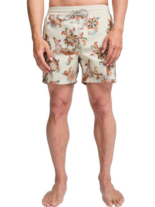 Billabong Vacay Layback 14'' Ανδρικό Μαγιό Σορτς με Σχέδια Λευκό EBYJV00159-TFL6