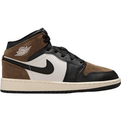 Jordan Air Jordan 1 Παιδικά Sneakers Μποτάκια Καφέ Μπεζ Μαύρα DQ8423-007