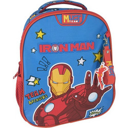 Must Avengers Iron Man Σχολική Τσάντα Πλάτης Νηπιαγωγείου Μπλε 506355