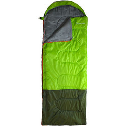 Panda Outdoor Ranger Plus 300 Sleeping Bag Μονό 3 Εποχών Πράσινο Πορτοκαλί 12308