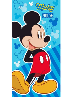 Dimcol Mickey 376 Παιδική Πετσέτα Θαλάσσης Microfiber Γαλάζια 70x140cm 54460912059