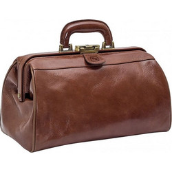 Elite Bags Classy's Ιατρική Τσάντα Δερμάτινη Καφέ EB12.005